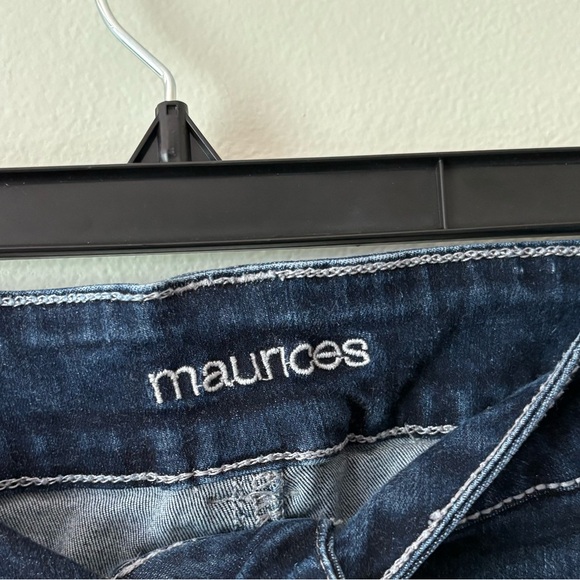 Maurice’s Cropped Women's Dark Blue Jeans, Y2K, Size 18 Plus Size - Picture 2 of 4